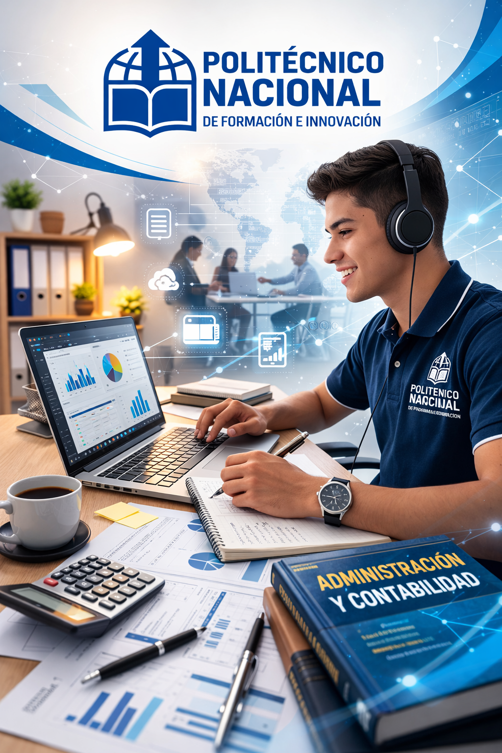 Auxiliar administrativo y contable.